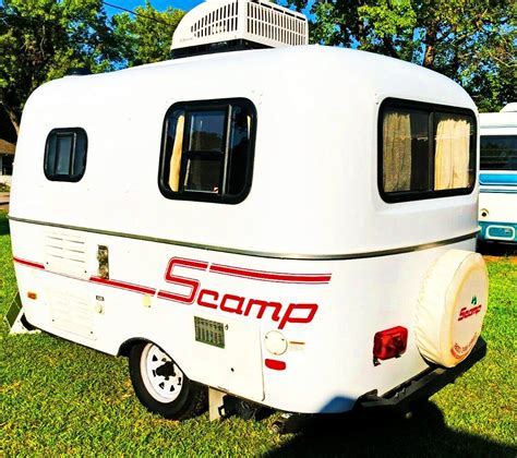 The tongue and bumper have been. . Scamp camper for sale